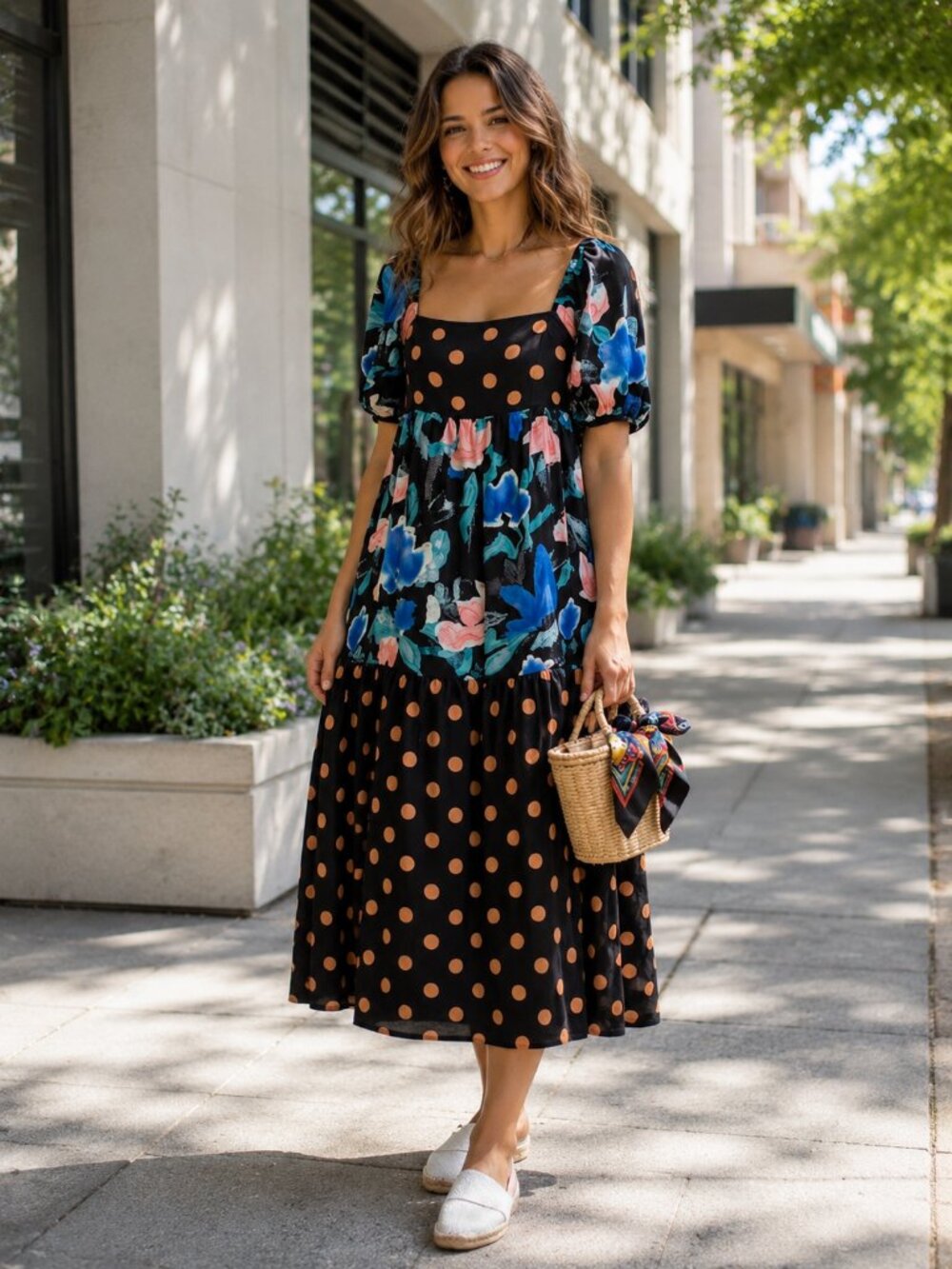 Capulet Kezia Relaxed Fit Midi Dress Opposites Attract Size Small NWT
